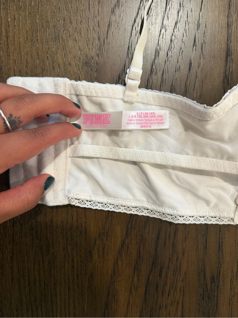 PINK Victorias Secret lace longline